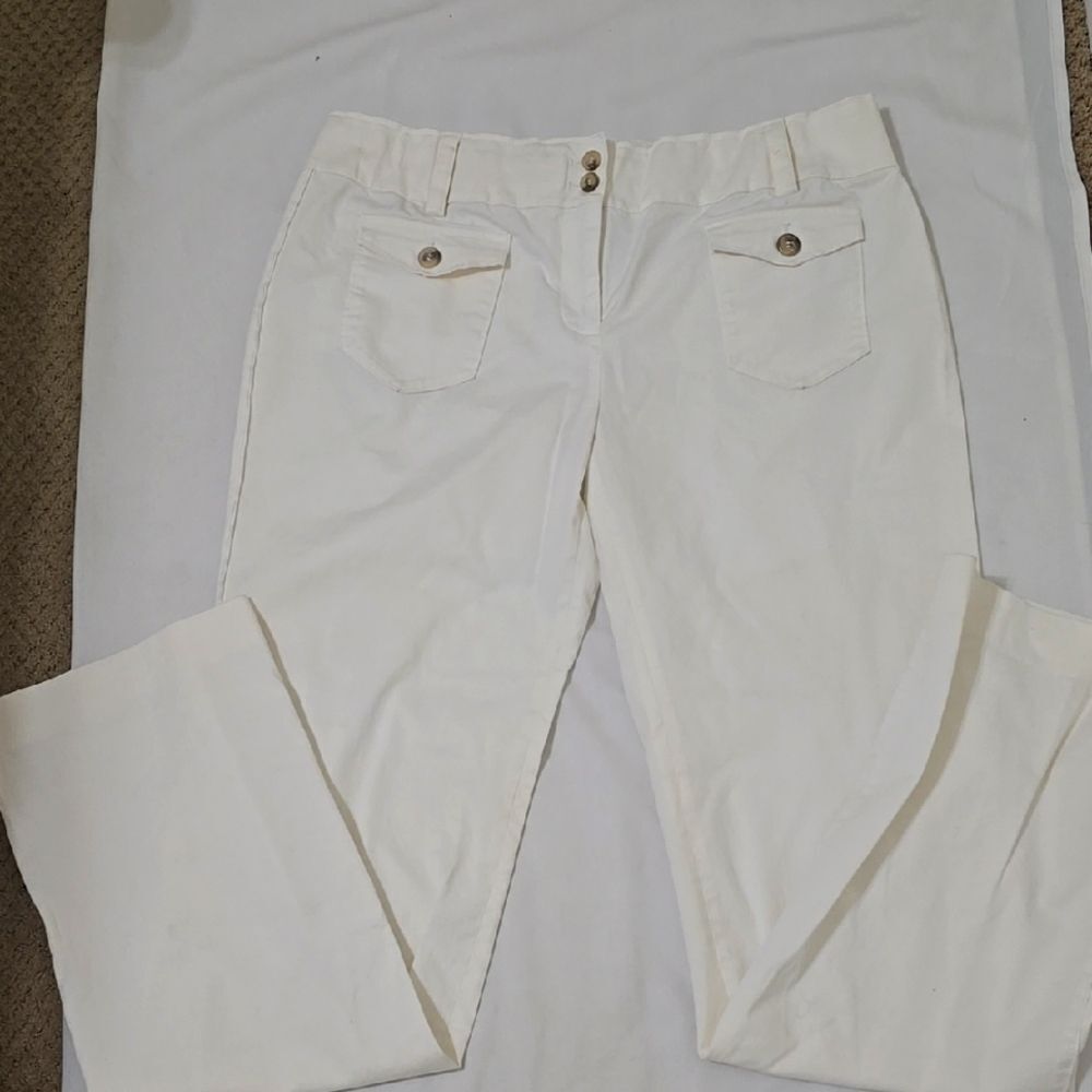 D&G Dolce Gabbana White Denim Pants size 48